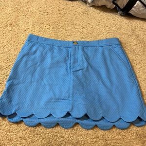 NWOT Lilly Pulitzer Blue 4 Skort